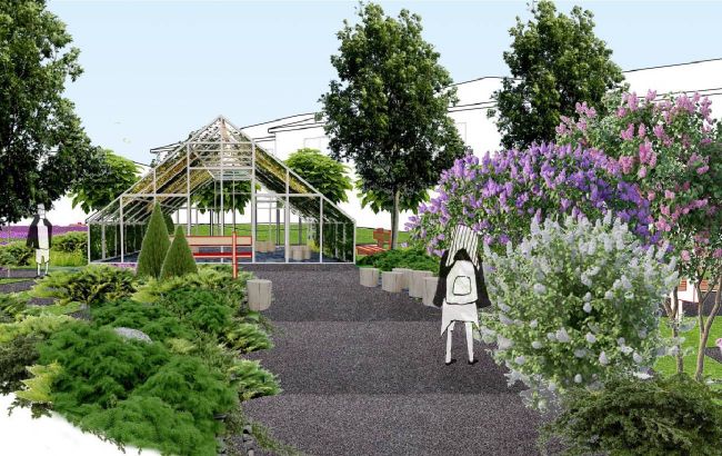 Під Києвом піонерський плац перетворять на сучасний сквер для школярів: перші фото проекту