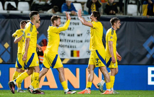 Украина одолела Бельгию на старте плей-офф Лиги наций: джокеры Реброва перевернули игру