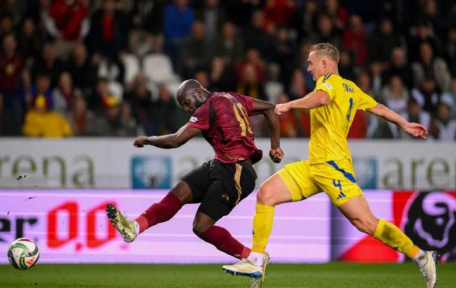 Україна розгромно поступилась Бельгії та залишилась у групі В Ліги націй