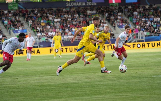 Україна драматичною поразкою від Данії стартувала на молодіжному Євро-2025