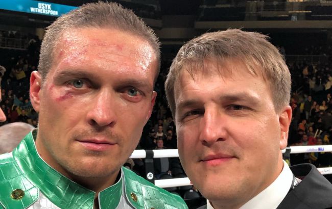 "Усвідомлено і без конфліктів". В команді Усика пояснили розрив з промоутером Красюком