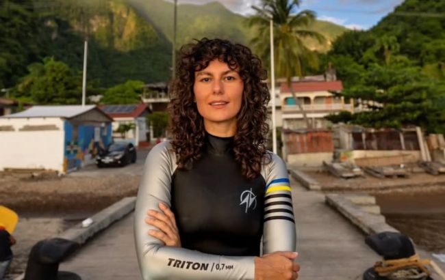 88 метрів на одному подиху: українка Садурська вкотре переписала історію фридайвінгу (відео)