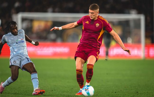 "Працює без обмежень": Довбик відновив тренування перед українським дербі у Серії А