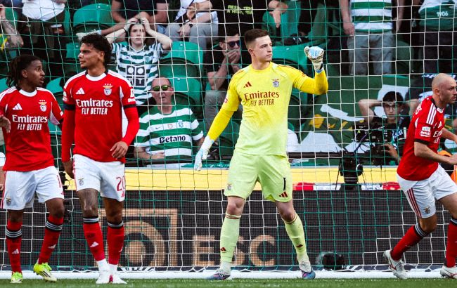 Взяв пенальті та виграв лісабонське дербі: дивіться, як Трубін творив дива у воротах "Бенфіки"