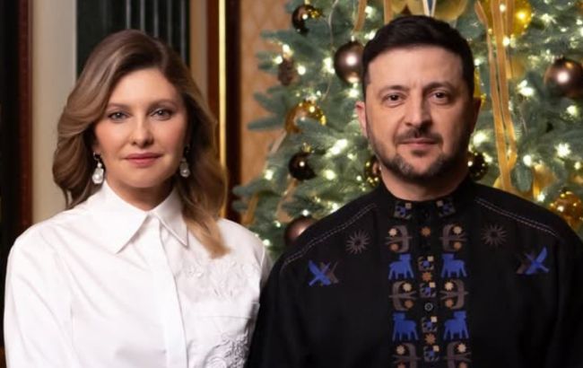 Які вишиванки обрали Володимир та Олена Зеленські на Новий рік: вартість і деталі образів