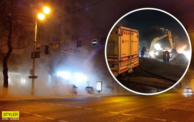 В Киеве снова прорвало трубы: где произошло ЧП