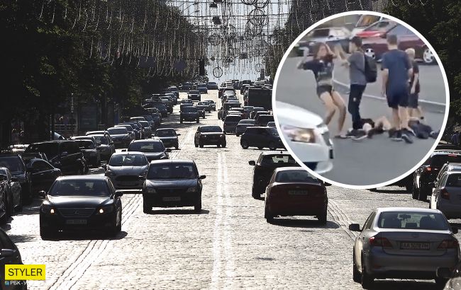 У Дніпрі діти займалися небезпечною розвагою прямо на дорозі: куди дивляться батьки?