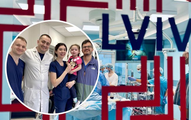 Приїхали з Ірландії 3 тис. км заради порятунку: у Львові видалили частину мозку дівчинці
