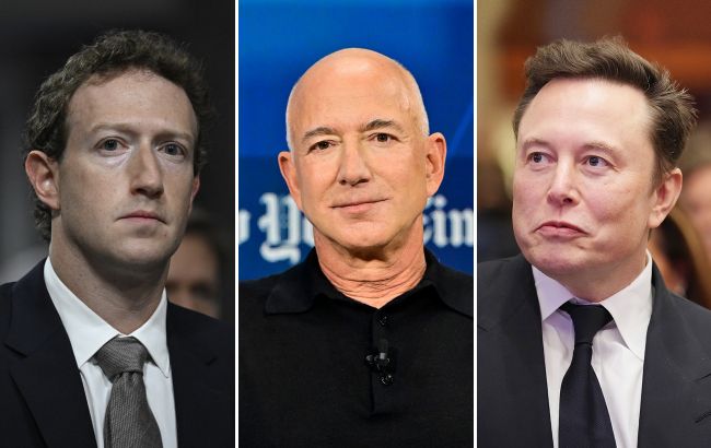 Невдахи дня: Цукерберг, Безос, Маск і втратили мільярди через тарифи Трампа
