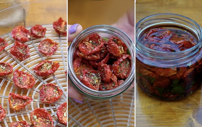 В'ялені помідори: як приготувати смачну закуску на зиму