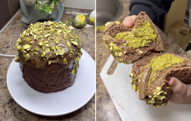 "Волохата" дубайська паска з начинкою: як готувати головний тренд Великодня 2025