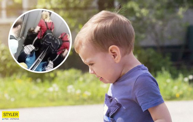 В Одессе на видео попало "воспитание" годовалого ребенка: папа и мама били по очереди