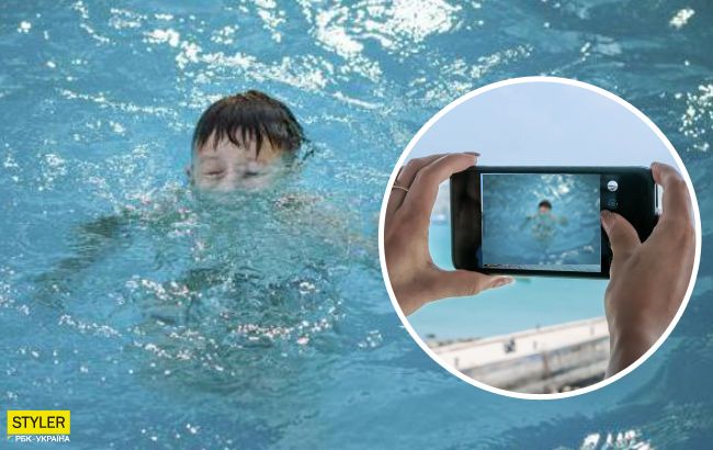 На украинском курорте взрослые наблюдали, как тонет ребенок, и снимали видео