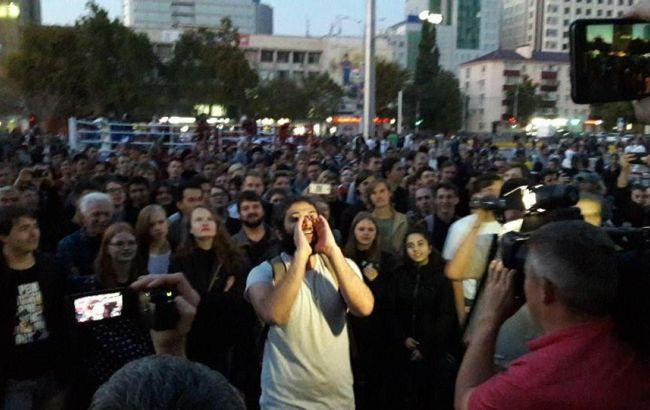 На акциях оппозиции в Москве задержали около 18 человек