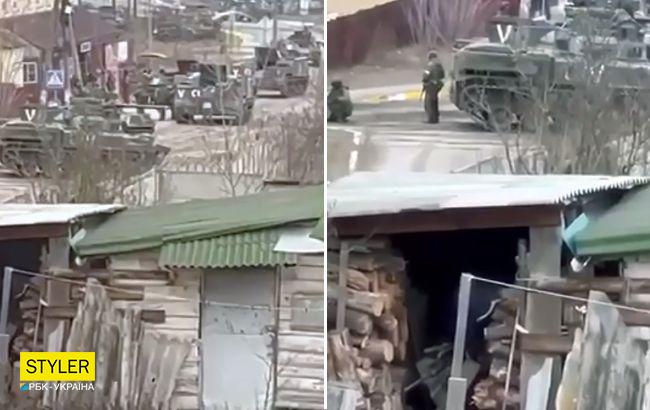 "Морские пехотинцы" РФ переквалифицировались в мародеров и ограбили сельский магазин (видео)