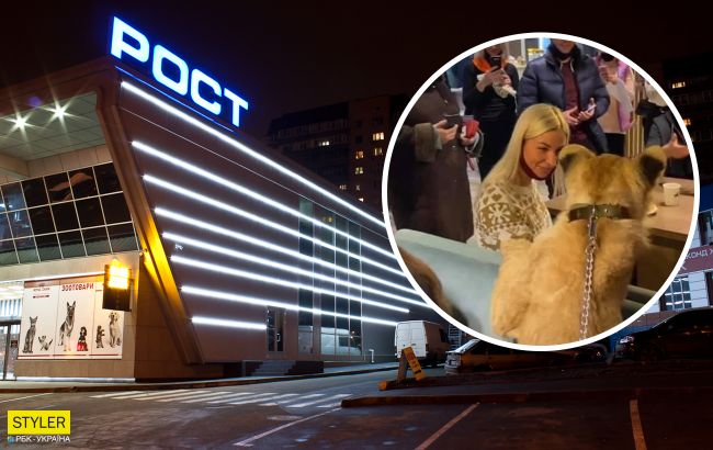 Украинский супермаркет попал в скандал: развлекал покупателей измученным животным