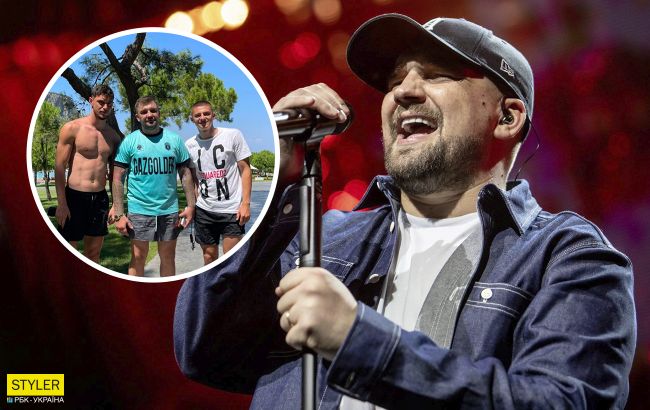 Игроки сборной Украины засветились со скандальным рэпером Бастой, посещавшим Крым