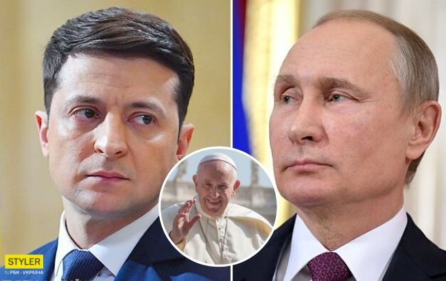 Папа Римский сделал громкое заявление о встрече Зеленского с Путиным
