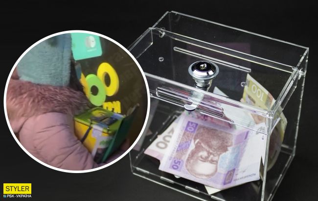 На улицах Киева "работает" молоденькая мошенница: собирает деньги на детей (видео)