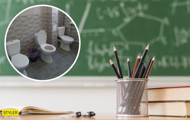 В ровенской школе в туалете нет перегородок: сеть взорвалась гневом
