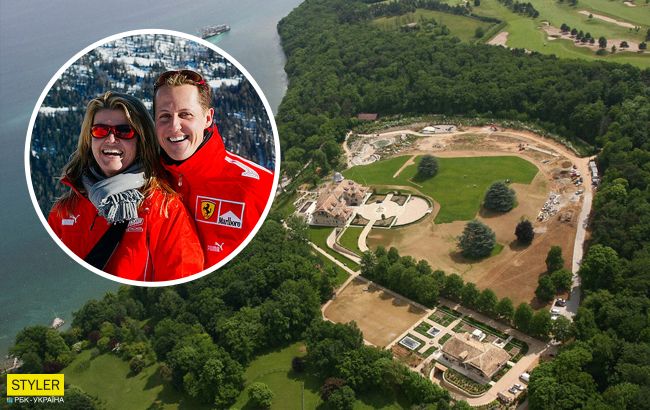 Жена Шумахера продает огромную виллу на берегу Женевского озера: появились фото