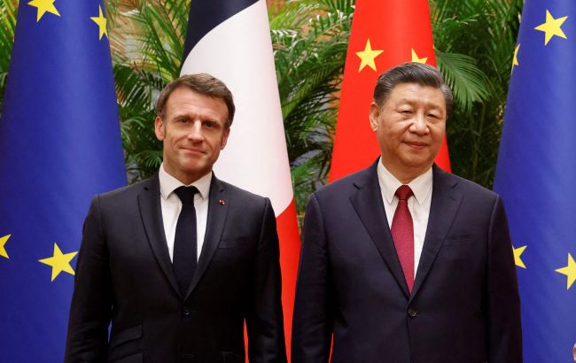 Макрон обговорив війну в Україні з Сі Цзіньпіном: у Франції та Китаю одна мета