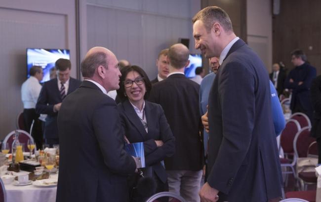 Кличко посетил Украинский завтрак в Давосе