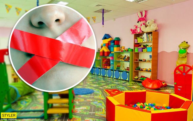 Заклеивала детям рот: скандал в садике под Николаевом получил развязку
