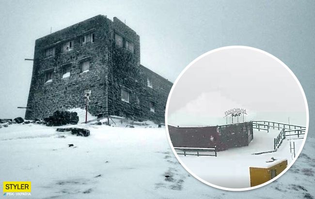 Карпати засипало снігом: вражаючі фото