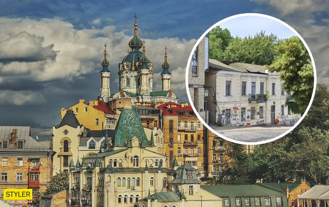 В центре Киева обвалилась крыша исторического здания, которому 130 лет (фото)