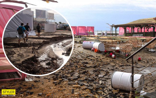 Затоплены магазины, уничтожен пляж и асфальт: на Одессу налетел жуткий ураган