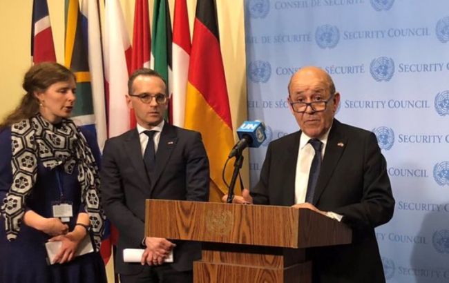 Глави МЗС Німеччини та Франції обговорять з Зеленським врегулювання ситуації на Донбасі