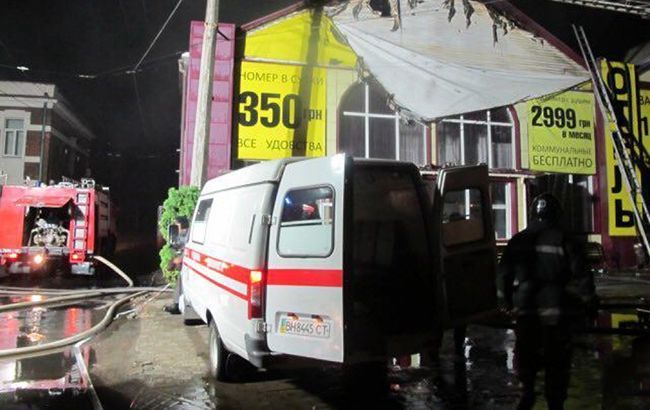 В больницах Одессы остаются 8 пострадавших при пожаре в гостинице