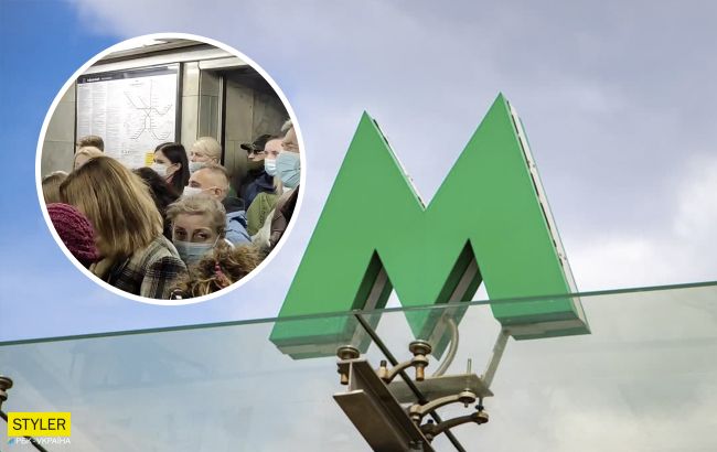 В метро Киева произошел коллапс на одной из станций: более часа в очереди