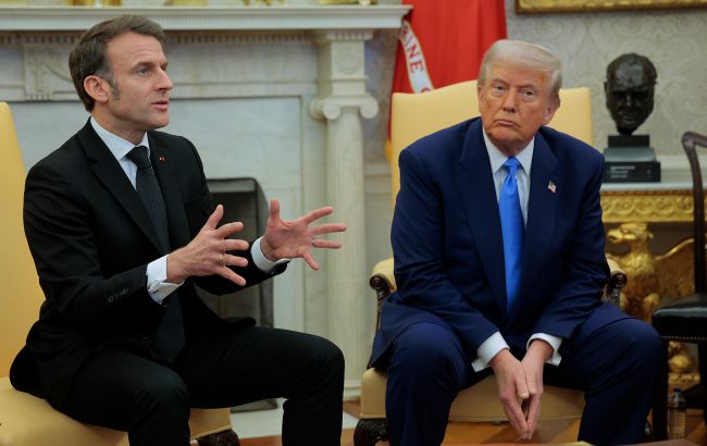 Макрон закликав Трампа ввести санкції проти РФ, якщо вона "не готова до миру"