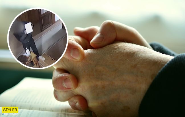 На Закарпатье поймали набожного церковного грабителя, который стал "звездой" сети