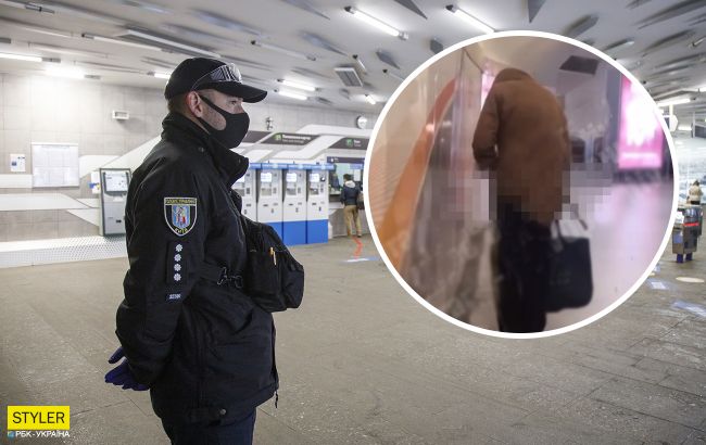 В метро Киева мужчина решил устроить туалет: "с кем по-пьяни не бывает"