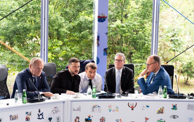 Мерц, Макрон та Стармер висловили підтримку Україні після обговорення мирного плану США