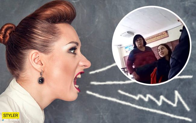 Стучала палкой и орала: школьники довели учителя в Харькове до срыва (видео)