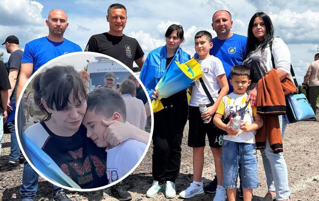 Українка повернулась з російського полону й побачила сина вперше за понад два роки: відео до сліз