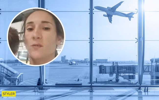 Украинская спортсменка бомжует с детьми в аэропорту Хитроу из-за МАУ (видео)