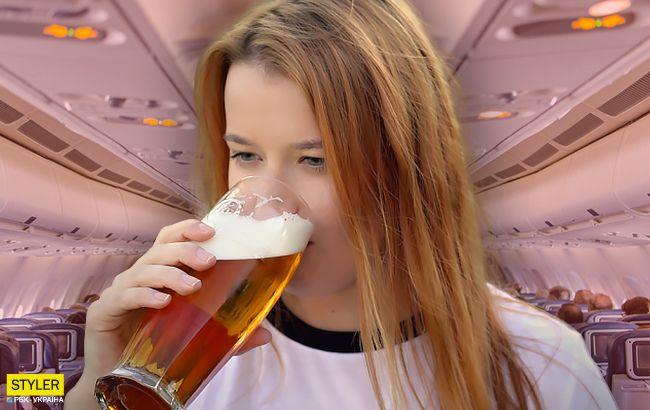 Пьяная россиянка устроила дебош в самолете, но ее быстро угомонили (видео)