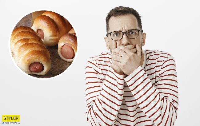 Українець купив у придорожньому кафе сосиску в тісті: її вміст шокував