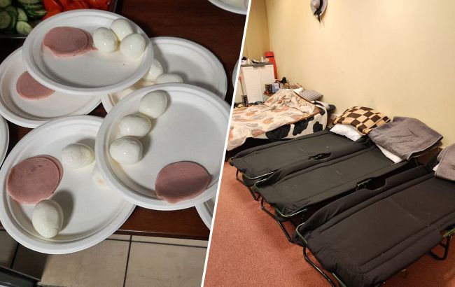 Цвіль, нестача їжі та погрози: українці скаржаться на умови в центрі для біженців у Варшаві (фото)