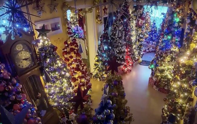 Ви ще не прикрасили ялинку? А ця сім'я встановила світовий рекорд за кількістю ялинок в одному домі