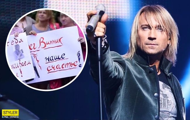 Под Киевом отважная фанатка Винника прошла ради него 30 км