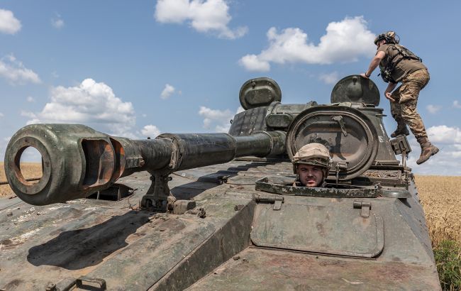 Прикордонники-артилеристи на Сватівському напрямку знищили ворожий міномет (відео)