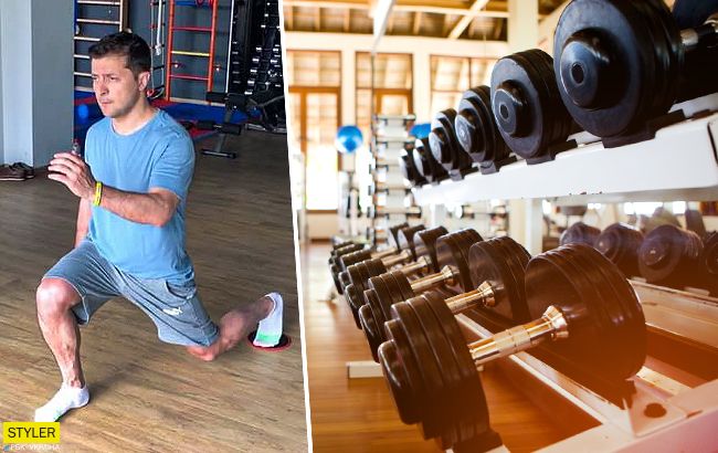 Зеленский в шортах показал, как проходит его утро