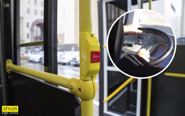 Курил и разговаривал по телефону: в Харькове "прославился" водитель троллейбуса (видео)