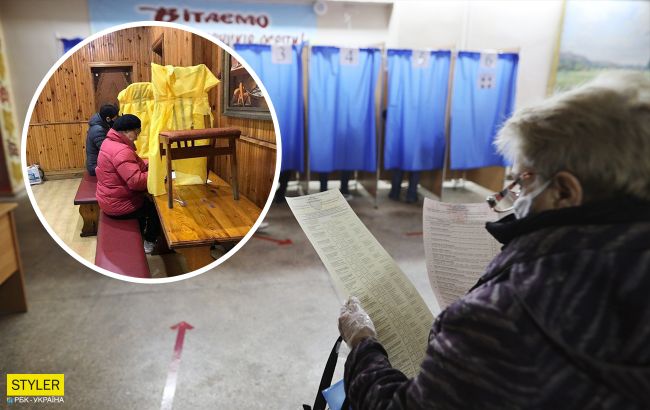 Антиковидная кабинка и голосование под стремянками: лучшие курьезы на местных выборах